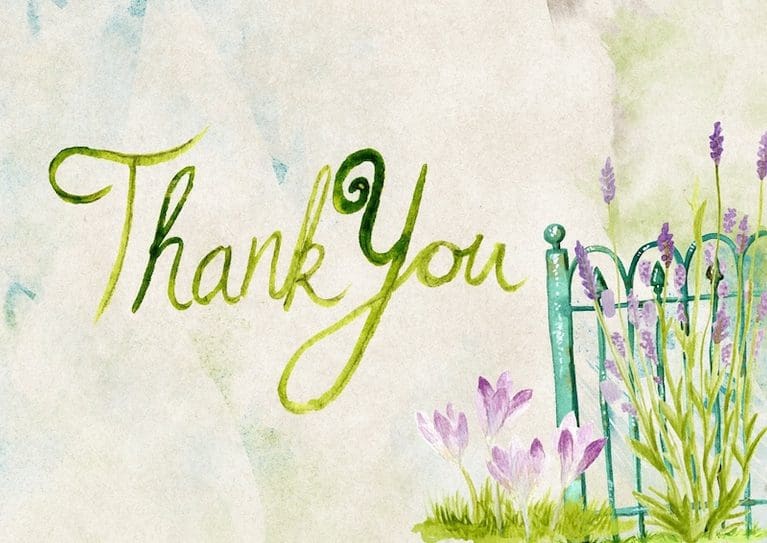 Thank you illustration